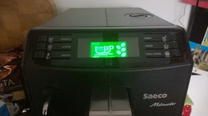 "Saeco" Minuto: Eine "Saeco-Maschine", die diesen Namen wahrlich nicht verdient.